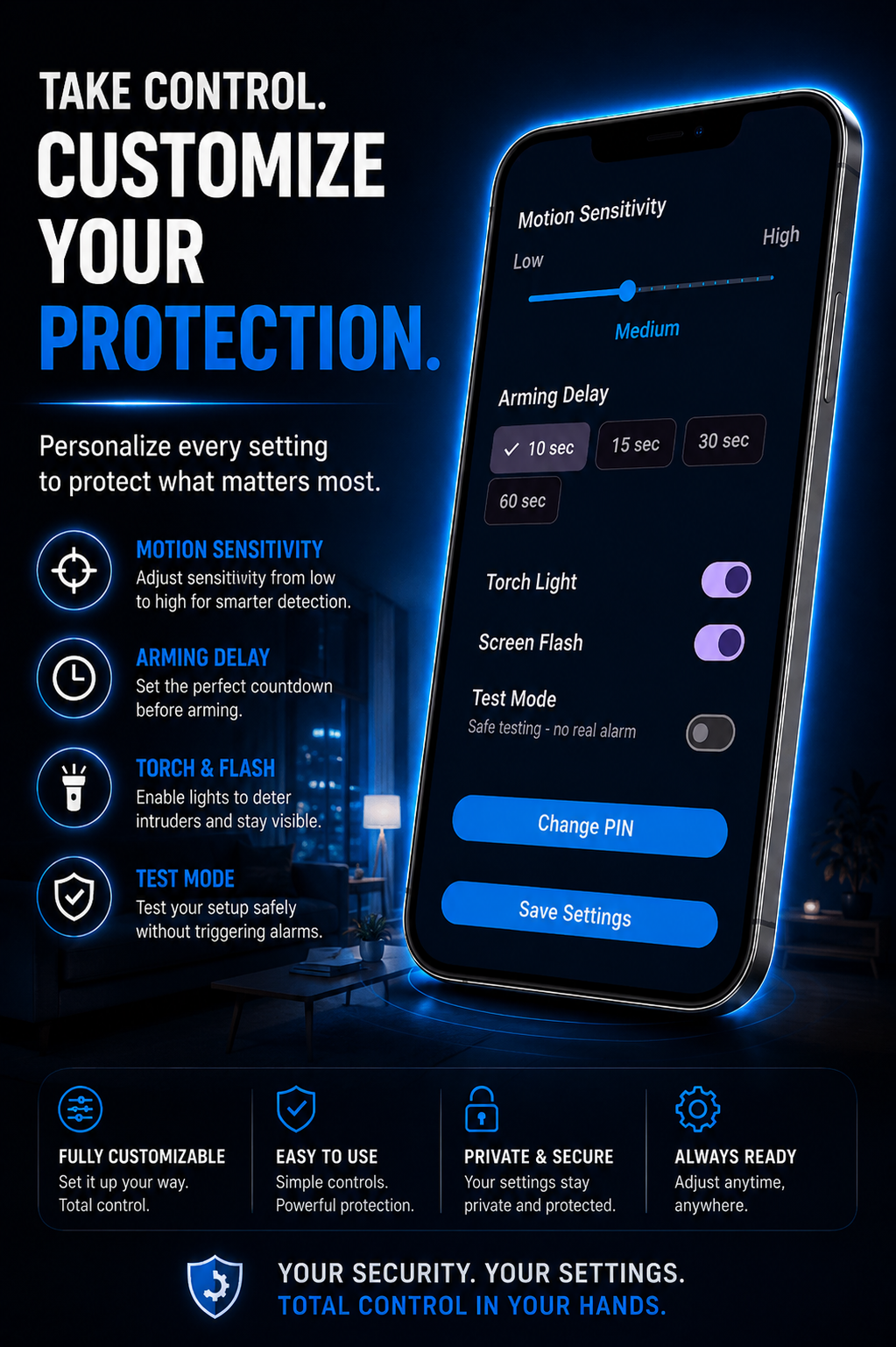 DoorShield custom settings