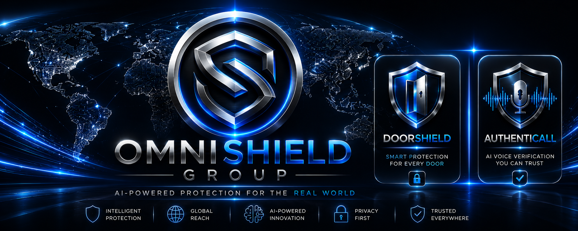 OmniShield Group — Futuristic AI-Powered Protection
